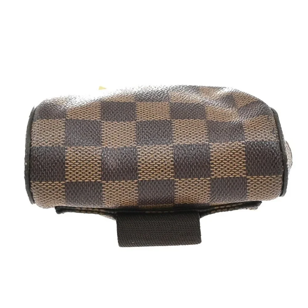 LOUIS VUITTON Geronimos Bum Body Bag Damier Ebene Leather Brown N51994 17KB265